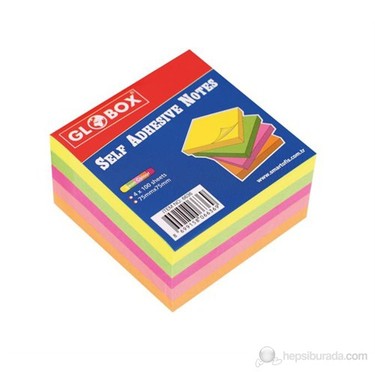 WEDO Cube-mémo Avec Pot à Crayons - 700 Feuillets Colorés 5,5x9 Cm - Organisation Bureau Transparente