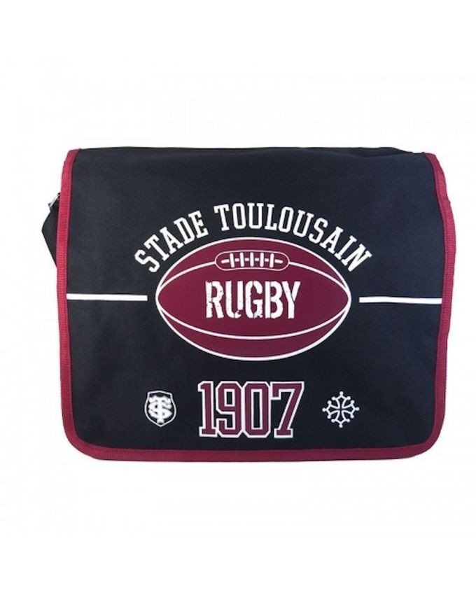 Sac à Dos Officiel Stade Toulousain - Collection Rugby - Polyester, Dos Moussé - 30x43x14cm