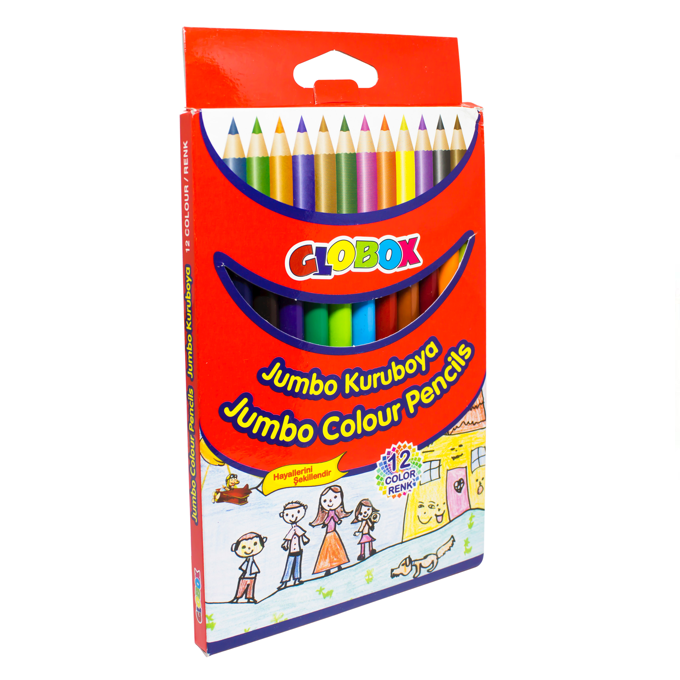 Nsxsu Lot De 12 Crayons De Couleur Jumbo Pour Enfants – Triangulaires, épais (1 Cm), Motifs Animaux, Non Toxiques, Dès 3 Ans