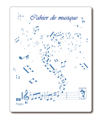 Cahier De Musique 24 pages 17x22cm