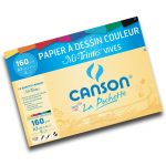 Papier couleur pour dessin 24x32 cm 180 gr